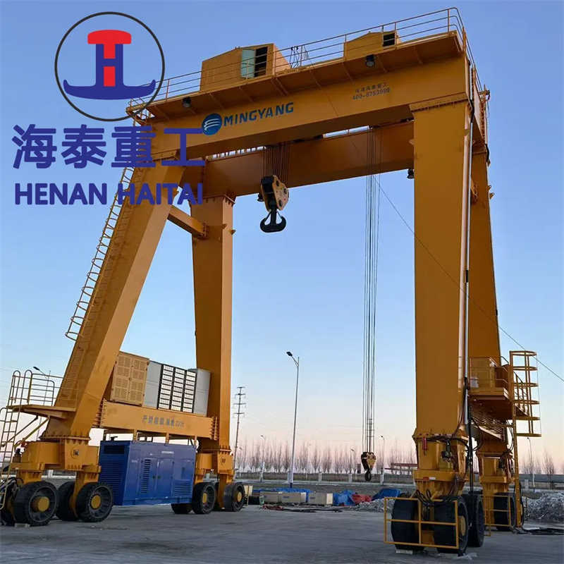 50t Heavy Duty Rubber Tyred Gantry Crane RTG