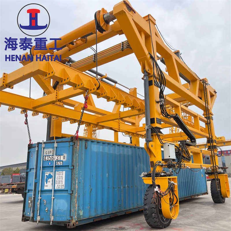 35 Ton Rubber Tyred Straddle Carrier for 20 Foot Containers