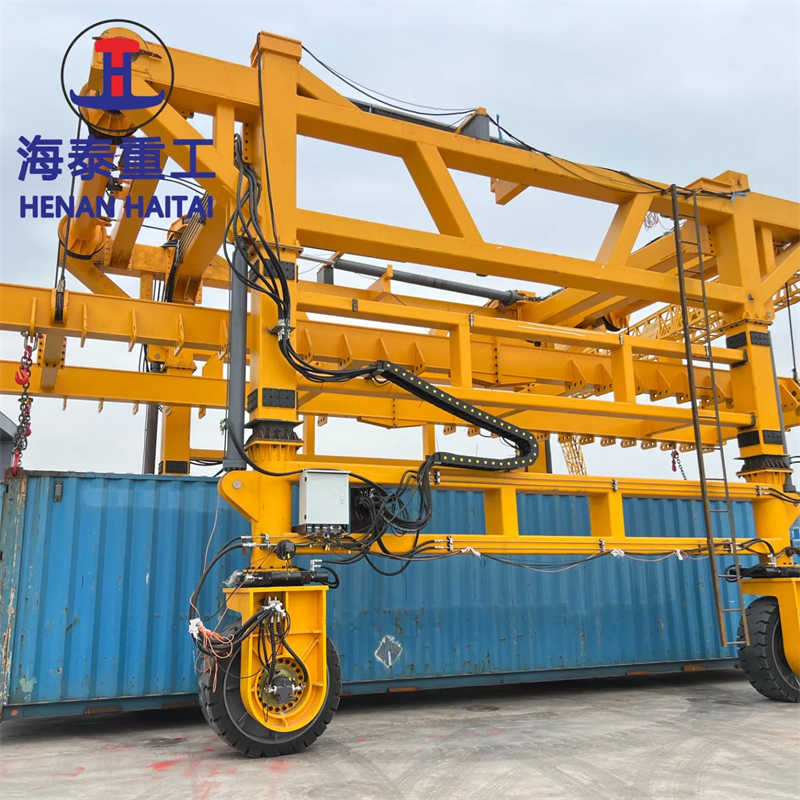 50 Ton Heavy Lift Straddle Carrier with Dual Spreaders
