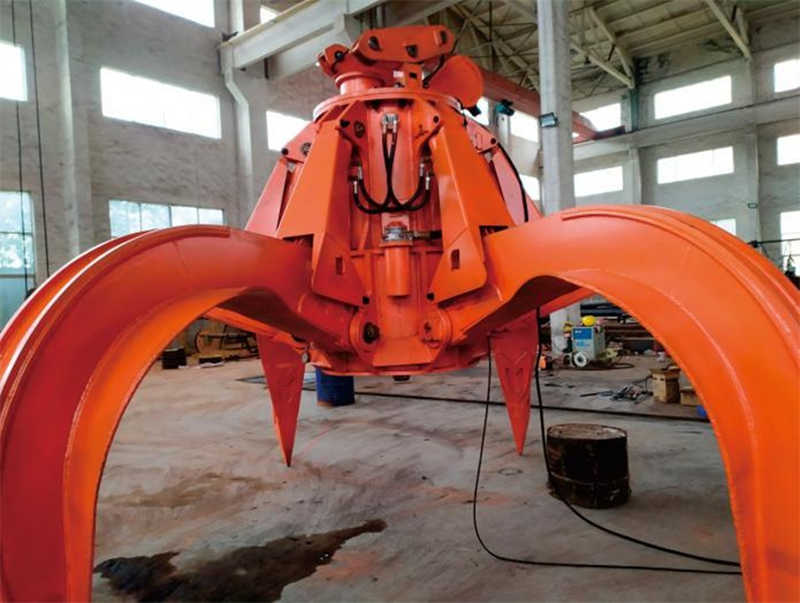 Heavy Duty Electro-Hydraulic Grab Bucket for Bulk Material Handling