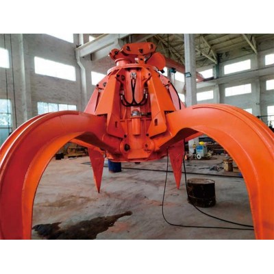 Heavy Duty Electro-Hydraulic Grab Bucket for Bulk Material Handling