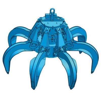 High Capacity Six-Lobe Grab Bucket for Ore and Aggregate