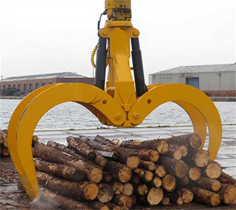 Custom Capacity Timber Grab Bucket for Various Log Sizes