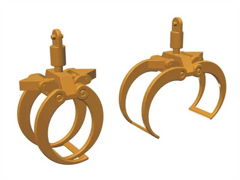 High Performance Log Grapple Bucket for Forestry Operations
