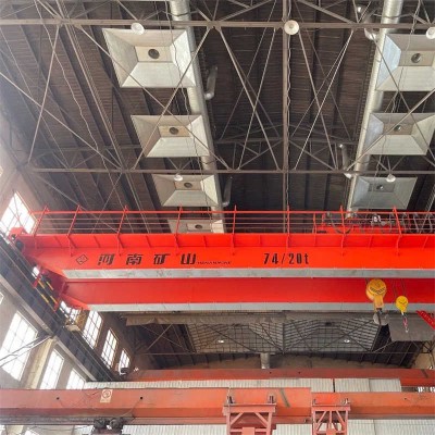 Heavy Duty QD Type 50t Double Girder Overhead Bridge Crane