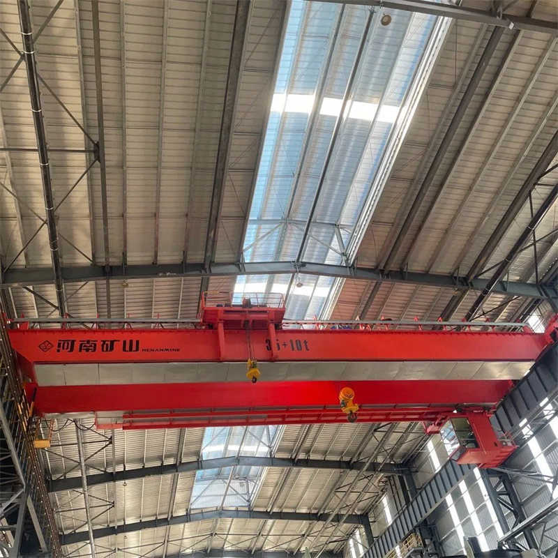 Heavy Duty QD Type 50t Double Girder Overhead Bridge Crane