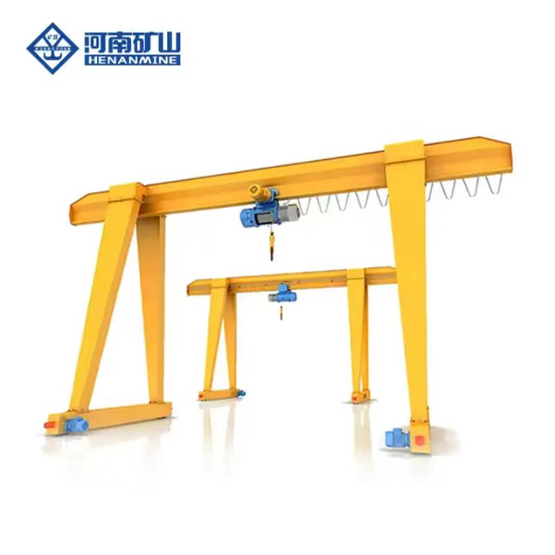 Light Duty Single Girder Gantry Crane with Push Travel Operation