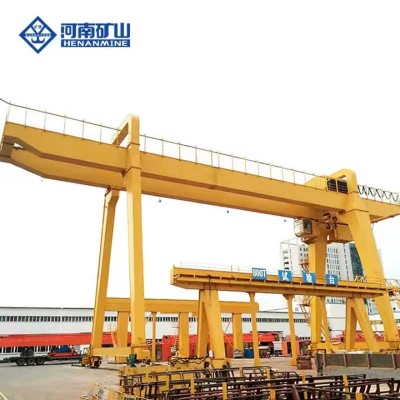 Heavy Duty 50 Ton Double Girder Gantry Crane for Shipyard Applications