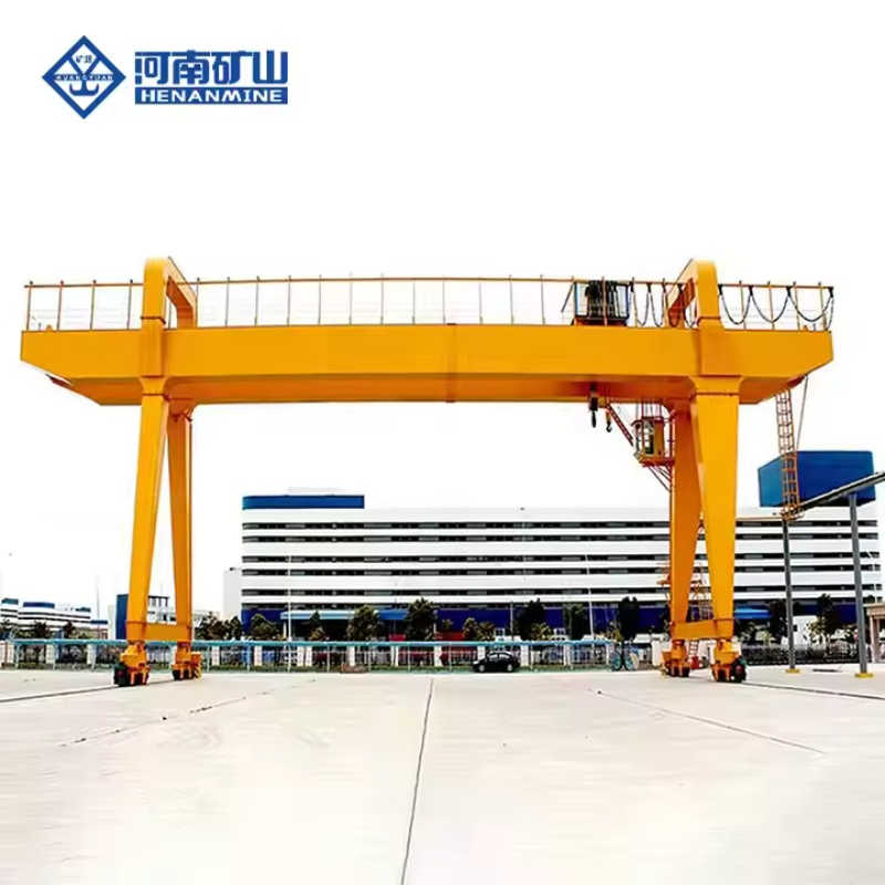 Heavy Duty 50 Ton Double Girder Gantry Crane for Shipyard Applications