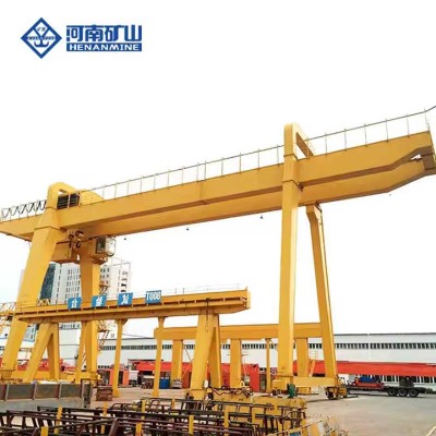 Customizable 5 to 160 Ton Double Girder Gantry Crane with Hook