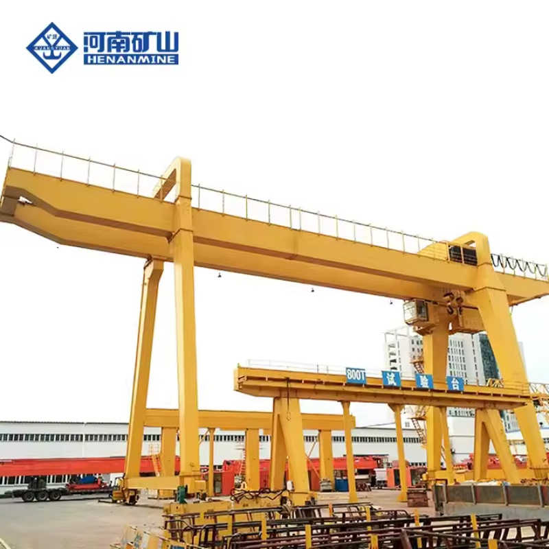60 Ton Double Girder Gantry Crane with Variable Speed Control