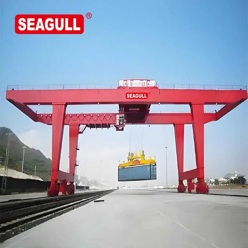 Electric Double Girder Railway Gantry Crane for Intermodal Terminals