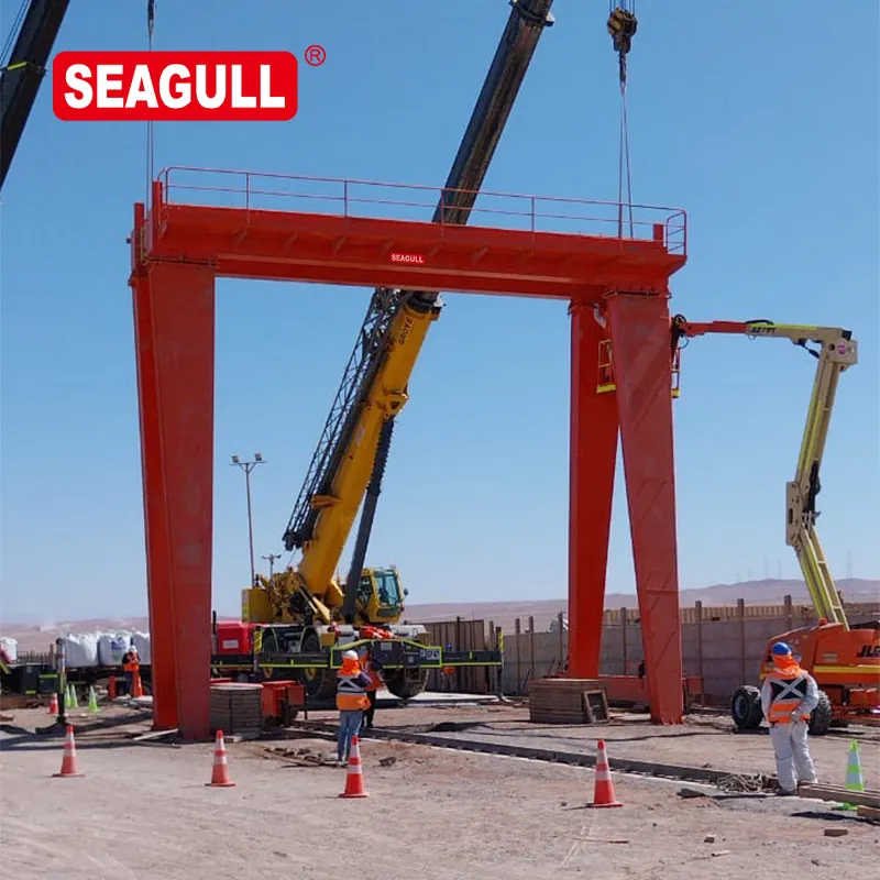 Electric Double Girder Railway Gantry Crane for Intermodal Terminals