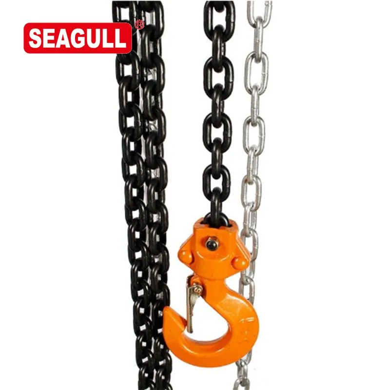 3 Ton Capacity Chain Block Hoist with Safety Hook