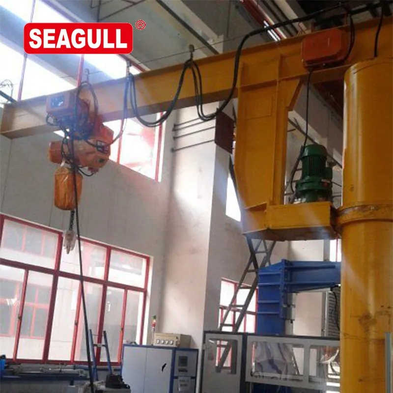 2 Ton Capacity Pillar Mounted Jib Crane for Industrial Applications