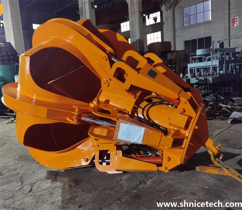 High Efficiency Hydraulic Grab Bucket for Scrap Metal and Recycling Applications