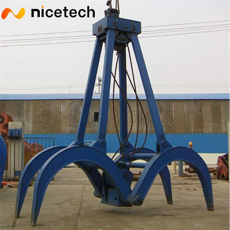 Robust Timber Grab for Efficient Log Handling and Stacking