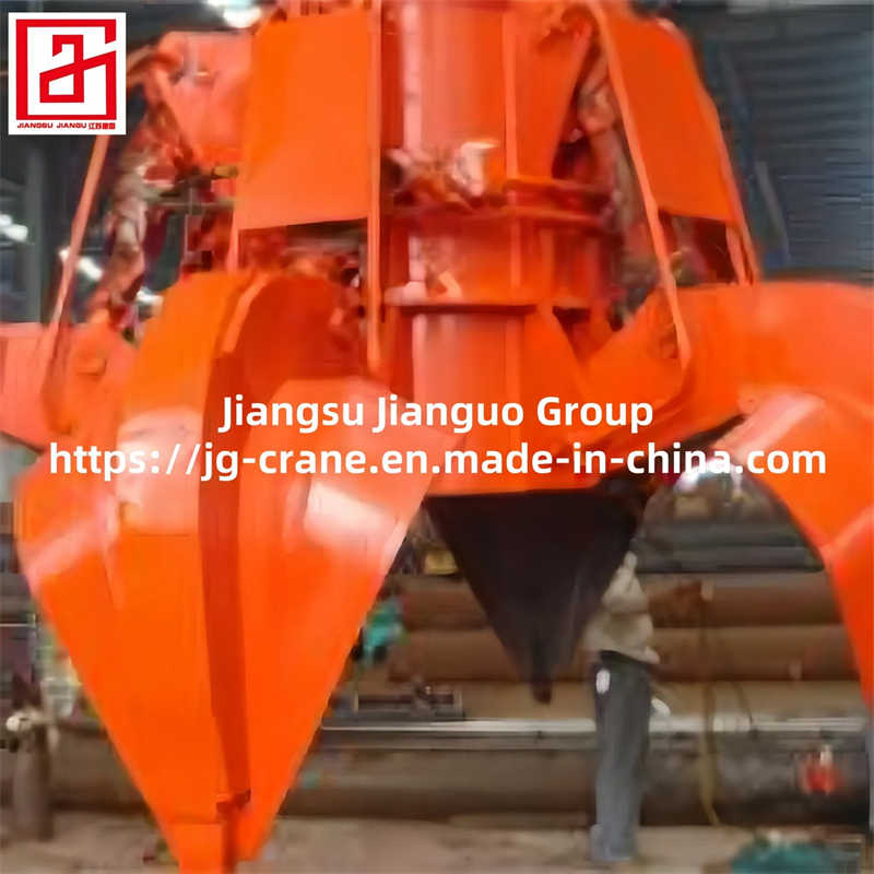 Heavy Duty Hydraulic Grab Bucket for Port and Shipyard Material Handling
