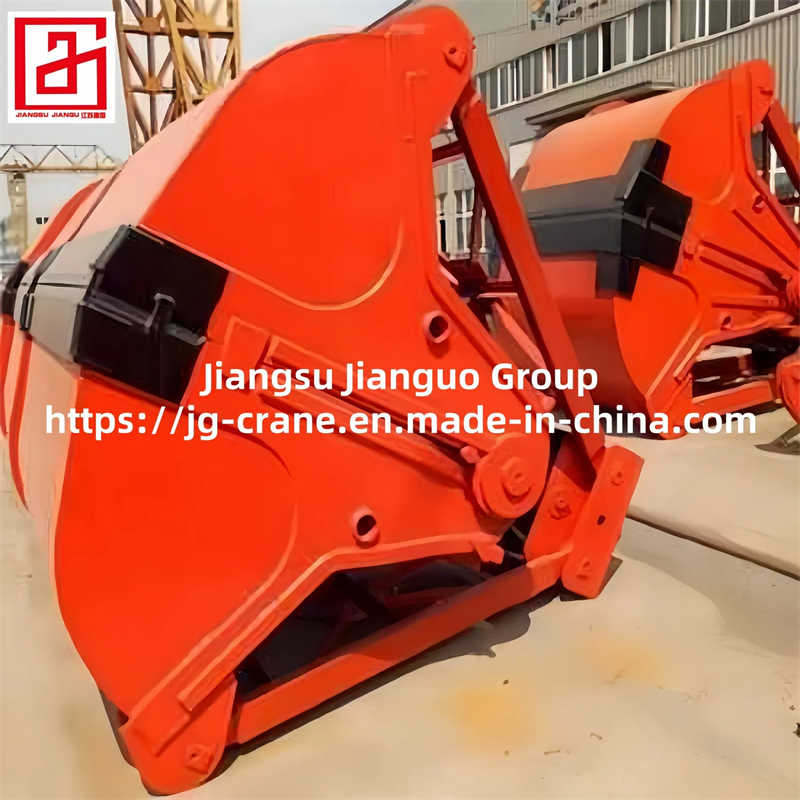 Robust Steel Grab Bucket for Scrap, Demolition and Waste Handling Operations