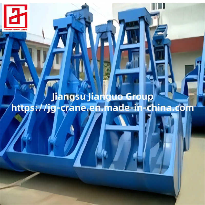 Robust Steel Grab Bucket for Scrap, Demolition and Waste Handling Operations