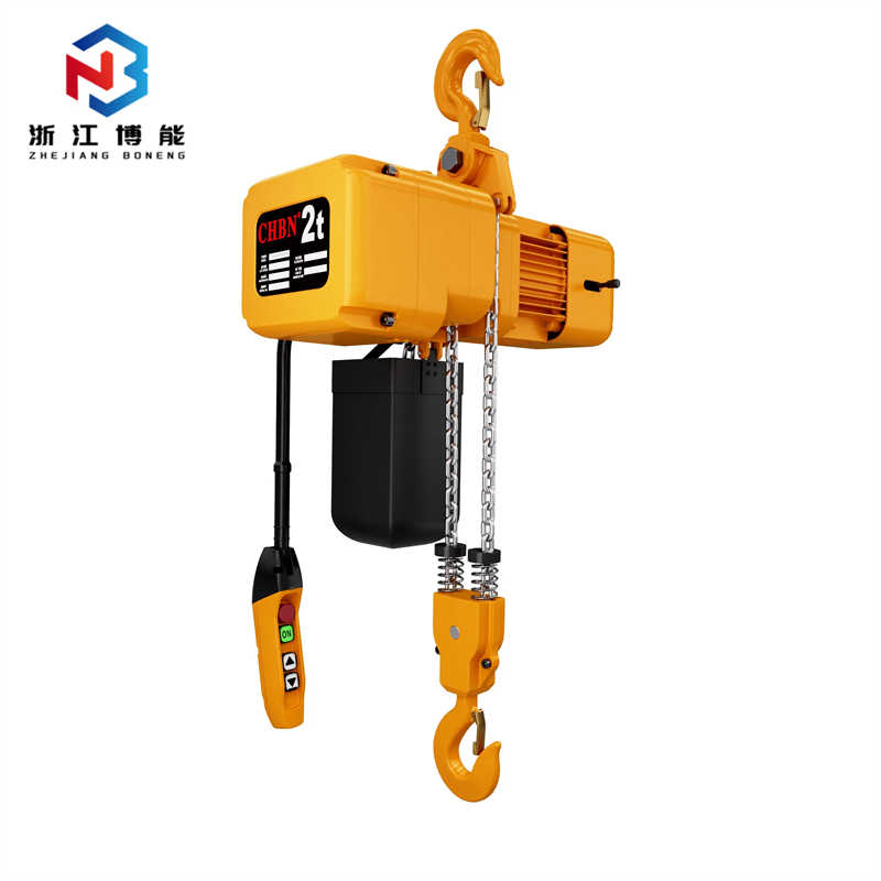 Durable Fixed Type Electric Chain Hoist Bner Series with a Capacity 0.5t to 10t
