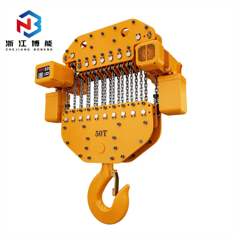 Durable Fixed Type Electric Chain Hoist Bner Series with a Capacity 0.5t to 10t