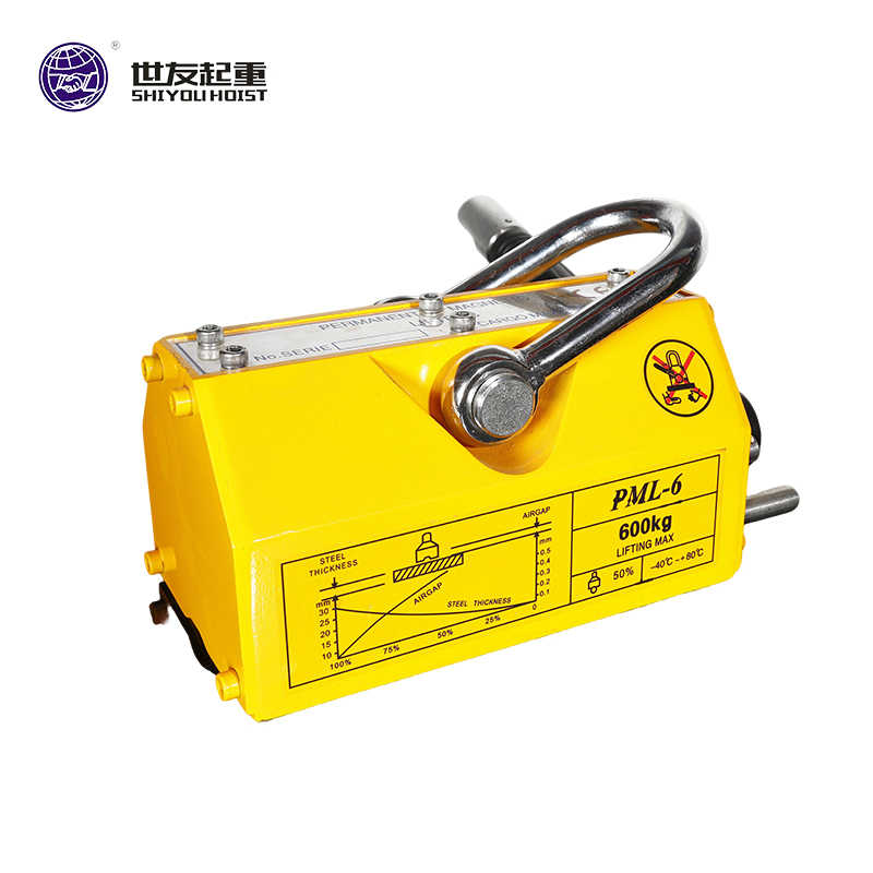 Industrial Permanent Magnet Lifter 600kg Capacity for Secure Material Handling