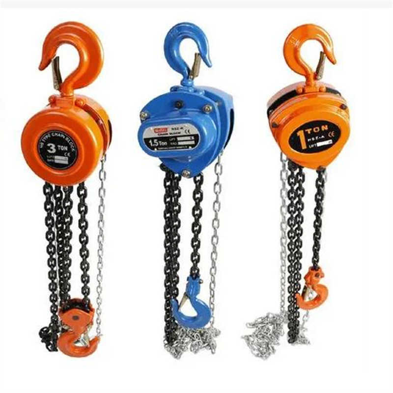 Heavy Duty Manual Chain Hoist with Two Hooks for Lifting and Pulling