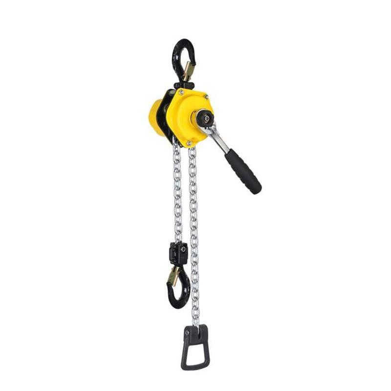 Reliable Yellow Chain Block Hoist for Industrial and Construction Use
