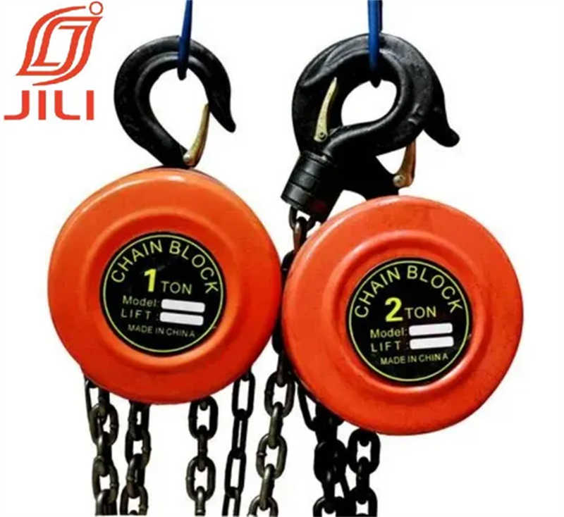 Reliable Yellow Chain Block Hoist for Industrial and Construction Use