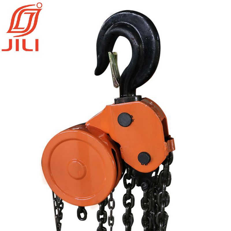 Heavy Duty 1-2 Ton Chain Puller Block with 5m/15FT Alloy Steel Chain