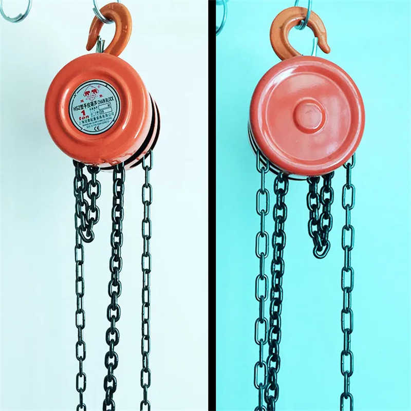 Manual Chain Puller Block Hoist for Construction and Workshop Use