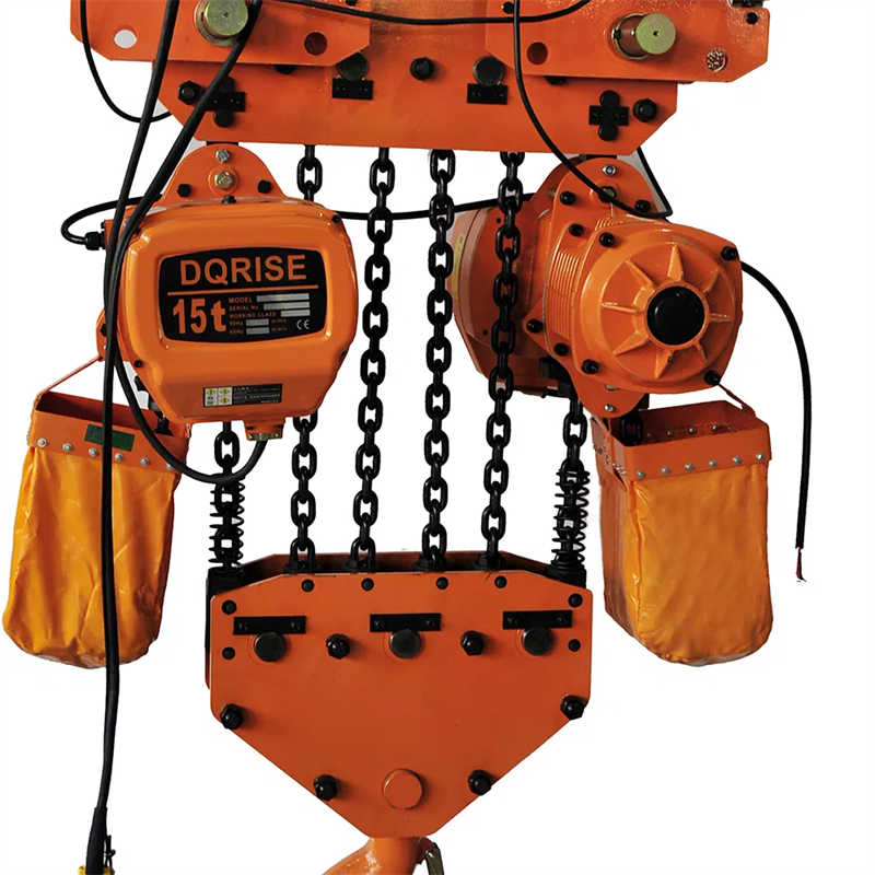 Industrial Electric Chain Hoist 15 Ton Capacity with Giant Lift Trolley System