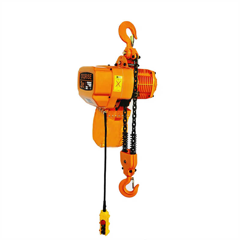 Heavy Duty Hook Type Electric Chain Hoist 0.5t to 3t for Warehouse