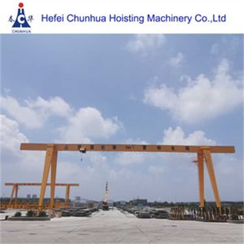 Single Girder Gantry Crane with Electric Wire Rope Hoist for Storage and Loading
