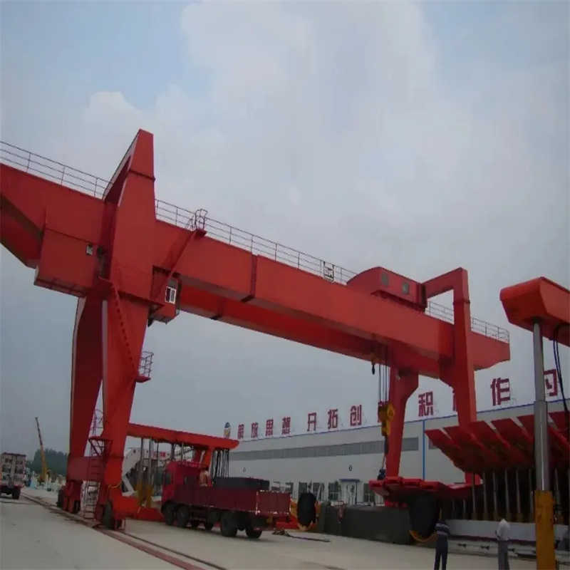 ISO Certified Double Girder Gantry Crane 5t to 300t with Electric Winch