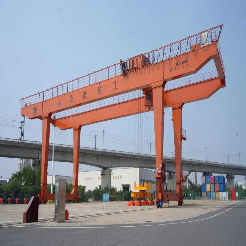 High Performance MU Type Electromagnetic Gantry Crane for Scrap Yards