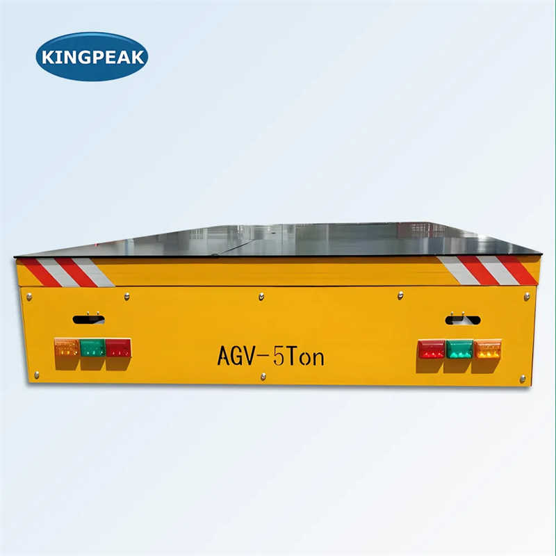 Heavy Duty 10 Ton AGV Trackless Transfer Cart for Industrial Material Handling