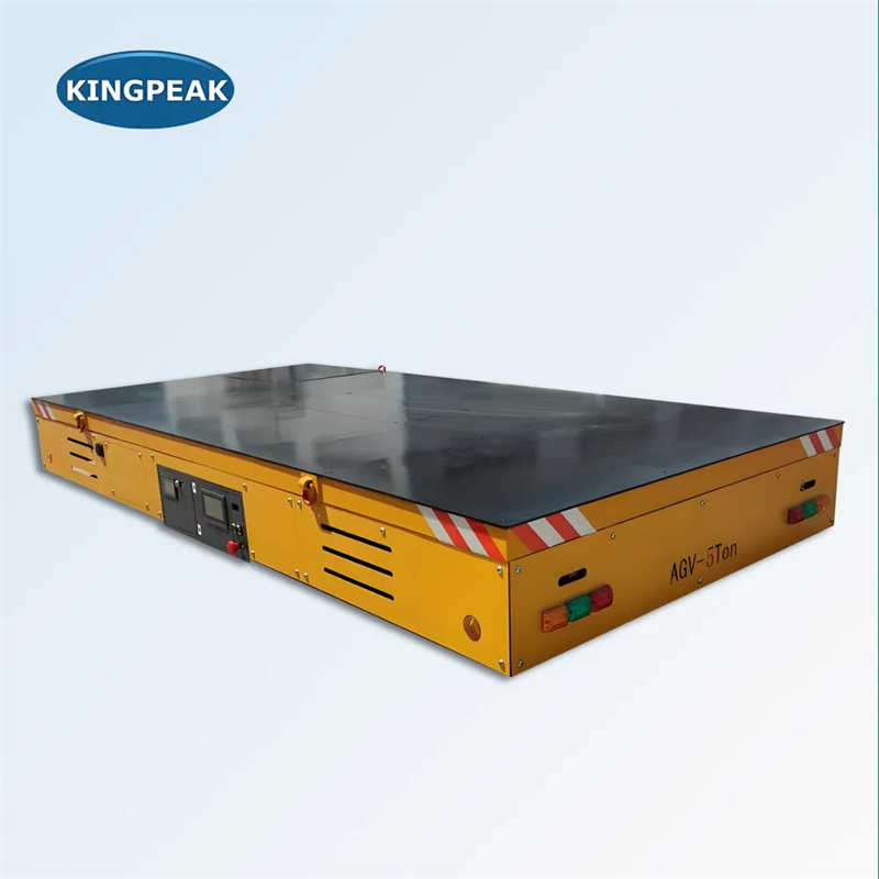 Autonomous Trackless Transfer Cart with Omnidirectional Movement Capability