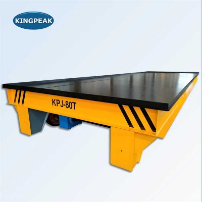 Electric Powered Track Guided Cart for Factory Production Lines