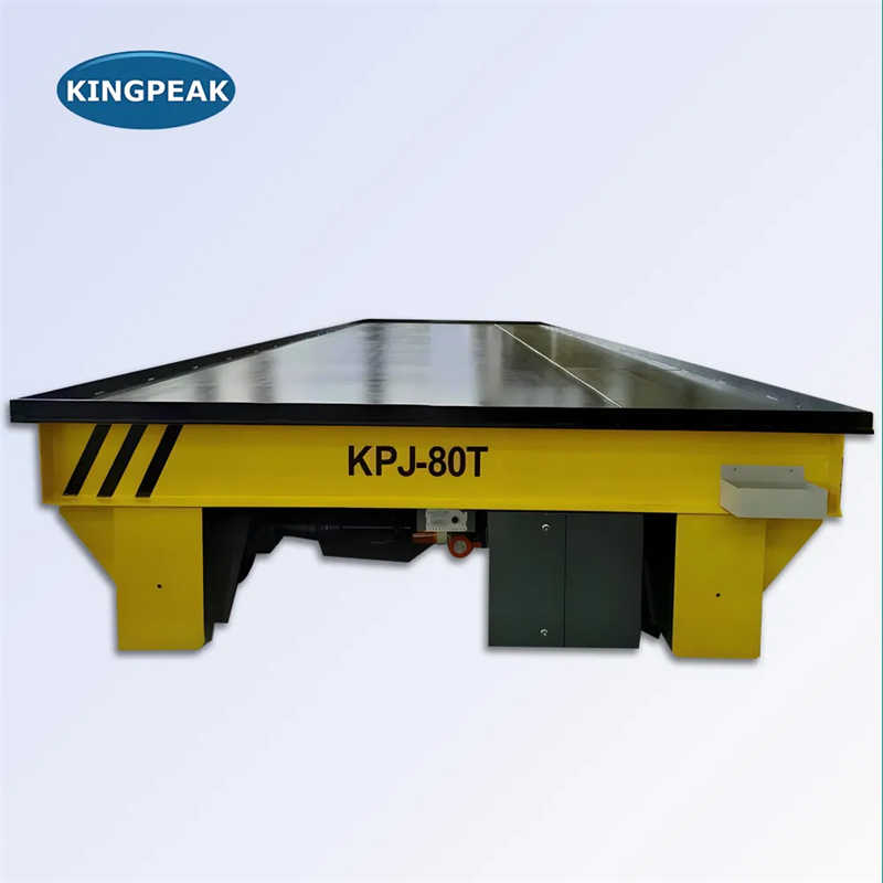 Durable Rail Transfer Vehicle for Heavy Load Manufacturing Applications