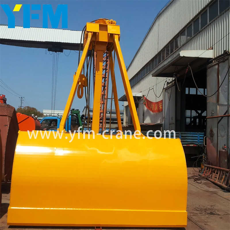 Robust Clamshell Grab Bucket with Touch Open Close Mechanism
