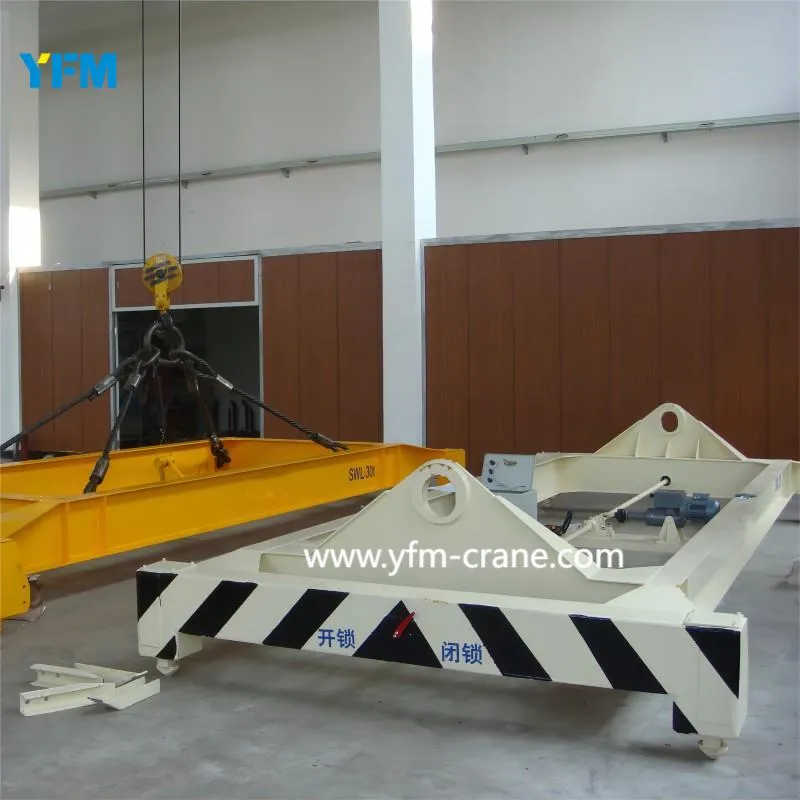 Smart Container Spreader with Advanced Sensor System for Crane Operations