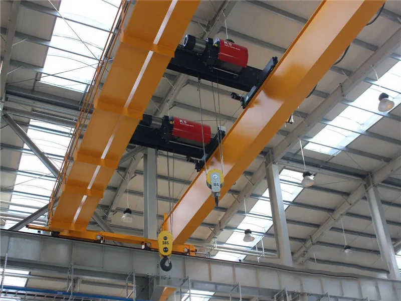Heavy Duty Double Beam Bridge Crane for Industrial Workshop Applications