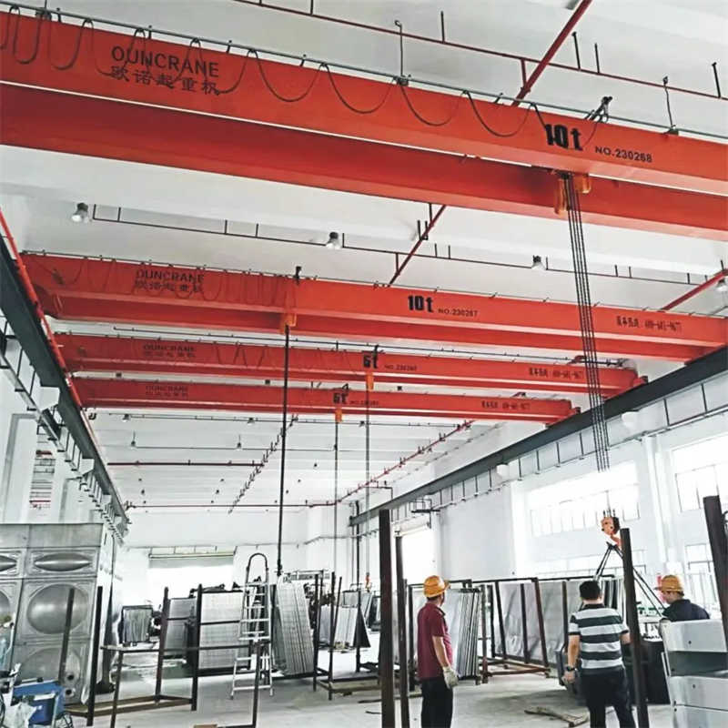 Robust Double Girder Overhead Crane for Warehouse and Logistics Centers