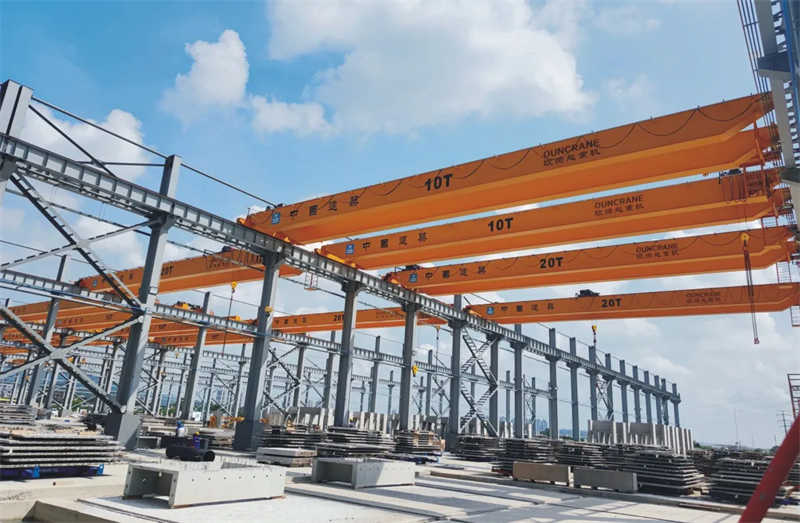 High Efficiency Double Beam Bridge Crane with Advanced Control Systems