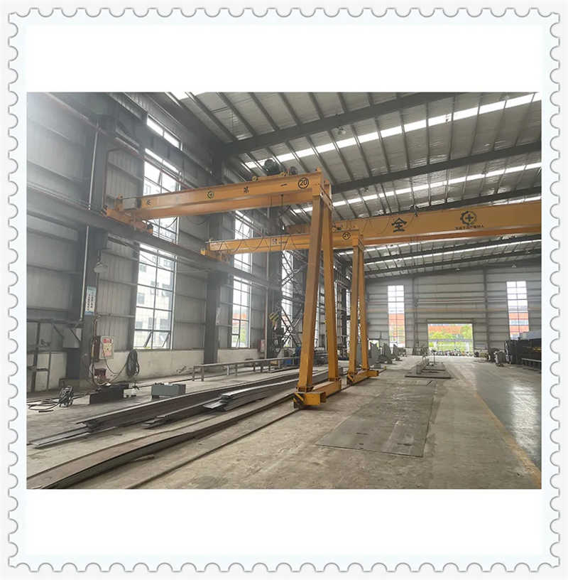 Double Beam Gantry Crane with Adjustable Span for Various Construction Sites