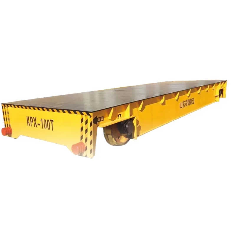 High Capacity Electric Transfer Trolley with Safety Warning Systems