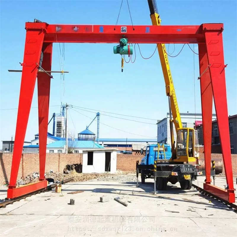 Light Duty Gantry Crane for Precise Glass Handling and Installation