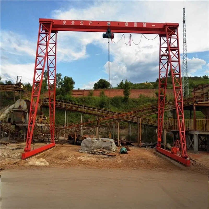 Anti-Sway Light Duty Gantry Crane for Fragile Material Transportation